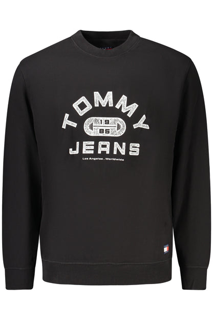 TOMMY HILFIGER Herren-Sweatshirt mit Reißverschluss, schwarz