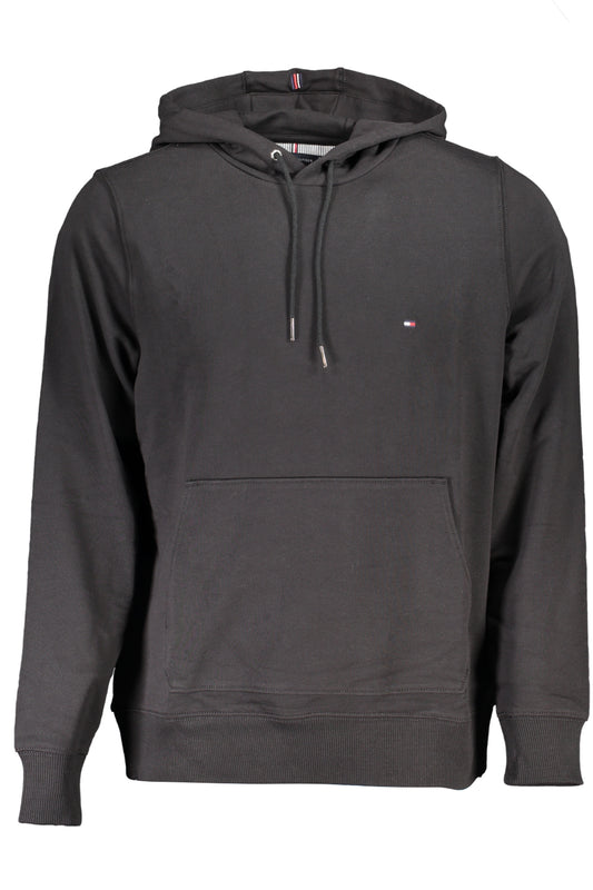 TOMMY HILFIGER SCHWARZES HERREN-SWEATSHIRT MIT REISSVERSCHLUSS