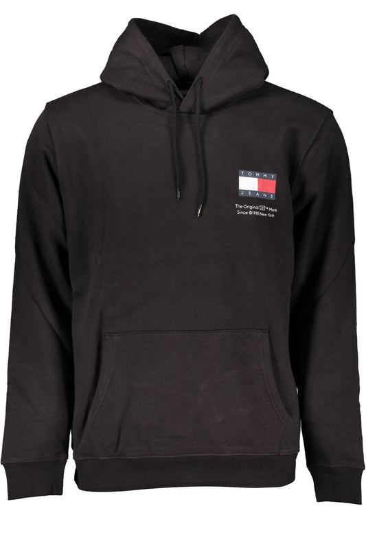 TOMMY HILFIGER SCHWARZES HERREN-SWEATSHIRT MIT REISSVERSCHLUSS