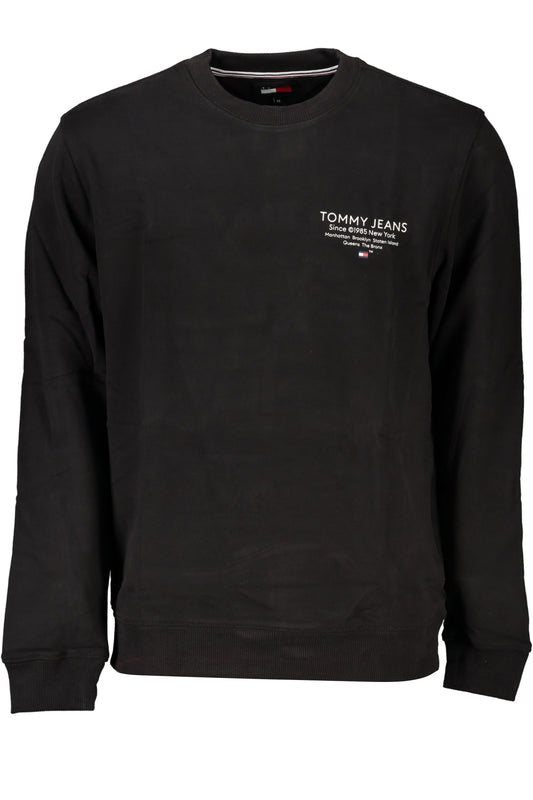 TOMMY HILFIGER SCHWARZES HERREN-SWEATSHIRT MIT REISSVERSCHLUSS