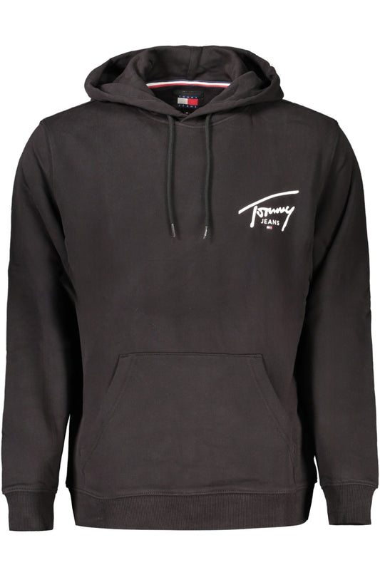 TOMMY HILFIGER SCHWARZES HERREN-SWEATSHIRT MIT REISSVERSCHLUSS