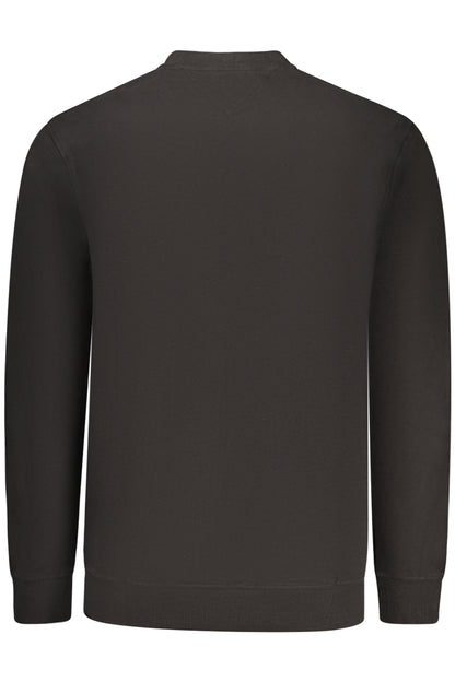 TOMMY HILFIGER Herren-Sweatshirt mit Reißverschluss, schwarz