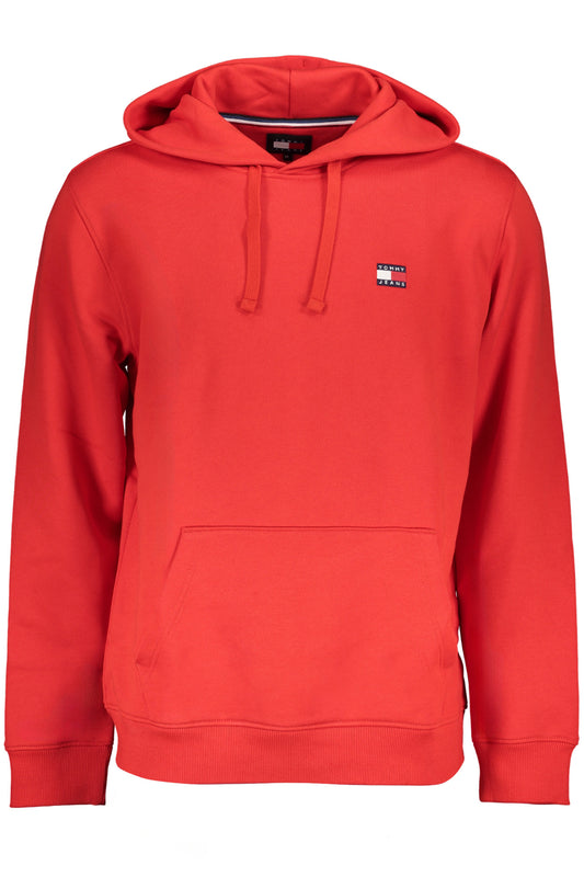 TOMMY HILFIGER HERREN-SWEATSHIRT MIT ZIP-OUT IN ROT