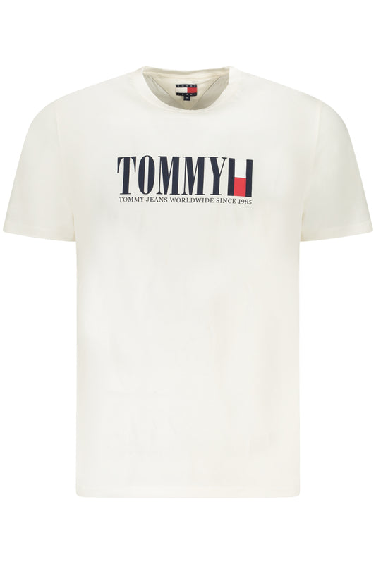 TOMMY HILFIGER HERREN KURZARM T-SHIRT WEISS