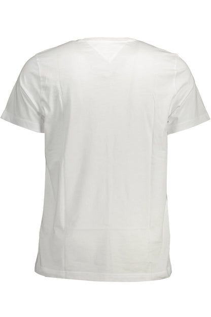 TOMMY HILFIGER HERREN-WEISSES KURZARM-T-SHIRT