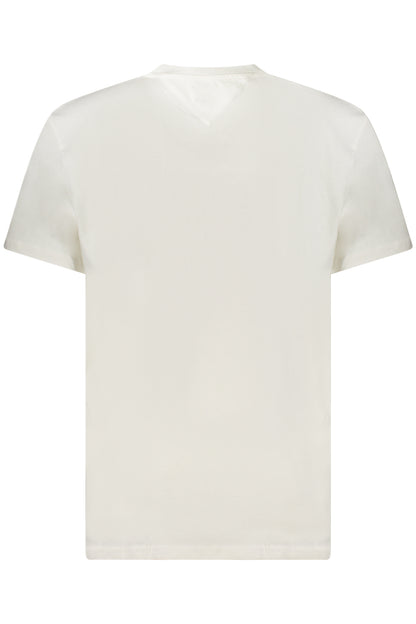 TOMMY HILFIGER HERREN KURZARM T-SHIRT WEISS