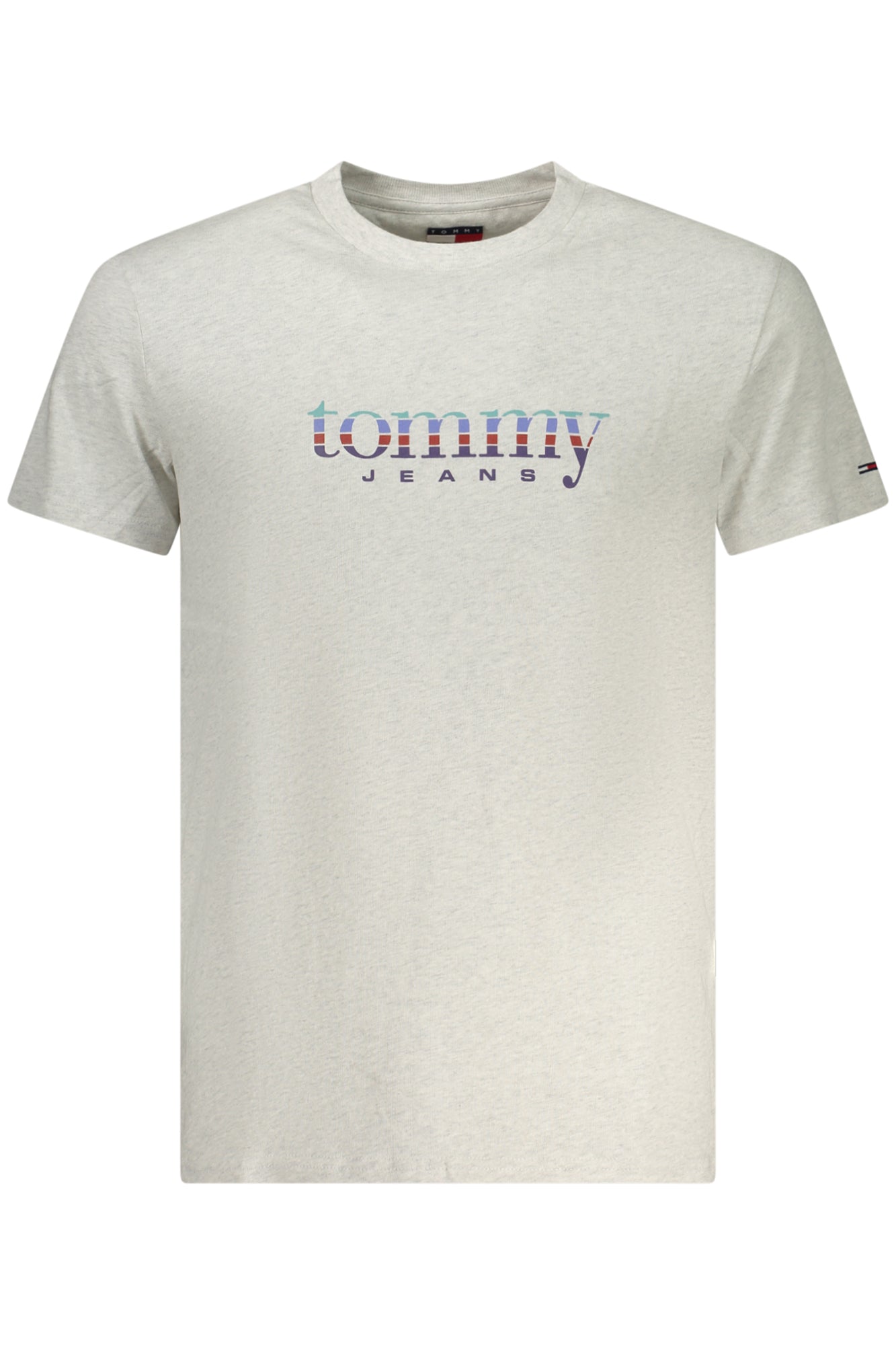 TOMMY HILFIGER HERREN-T-SHIRT MIT KURZEN ÄRMELN, GRAU