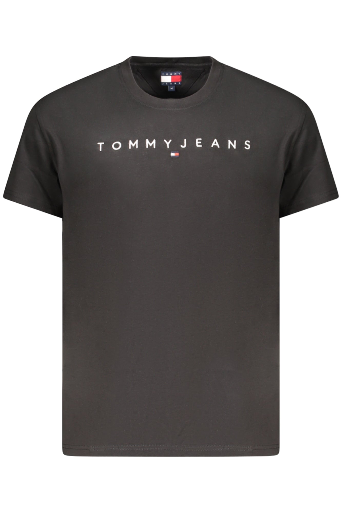TOMMY HILFIGER HERREN-T-SHIRT MIT KURZEN ÄRMELN, SCHWARZ