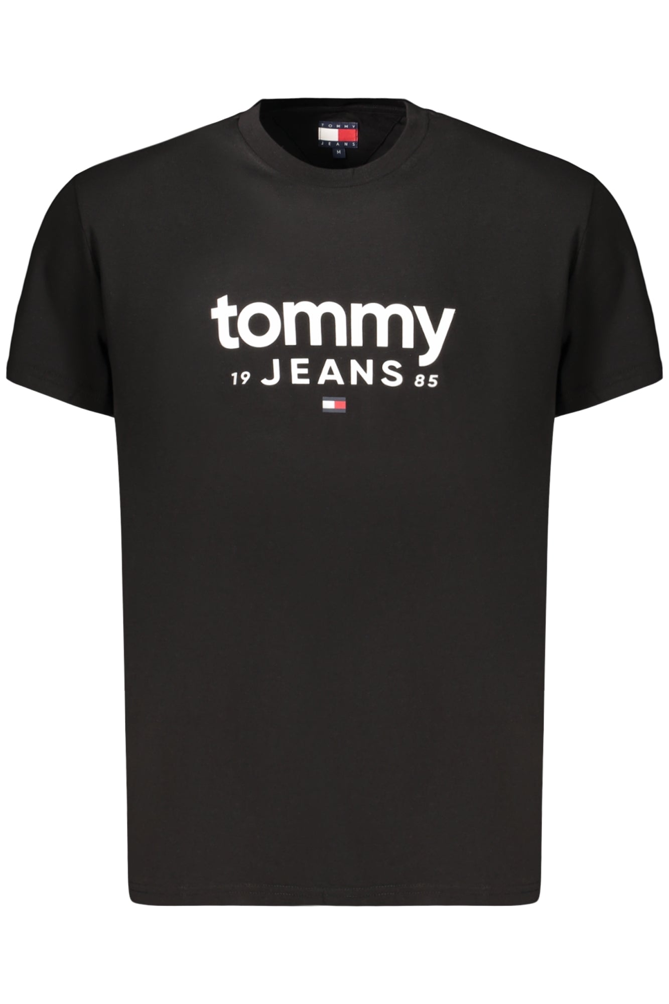 TOMMY HILFIGER HERREN-T-SHIRT MIT KURZEN ÄRMELN, SCHWARZ