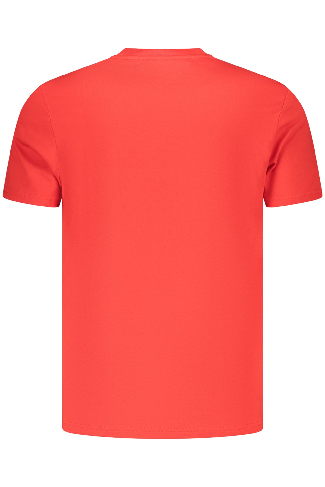 TOMMY HILFIGER Herren-T-Shirt mit kurzen Ärmeln, Rot