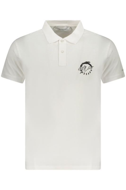 Trussardi Poloshirt kurzarm Herren weiß