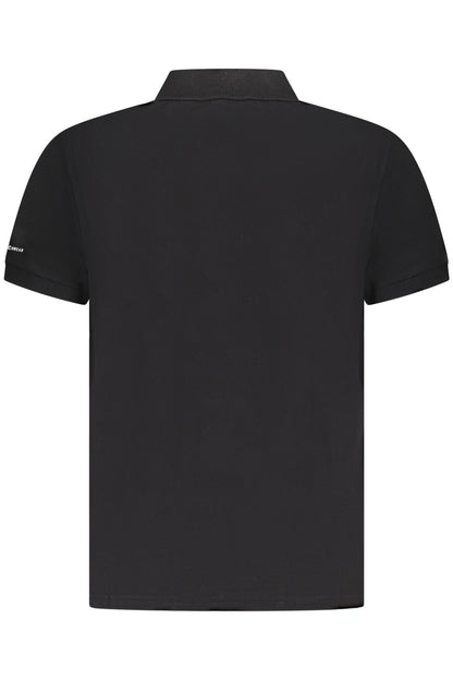 Trussardi Herren Kurzarm-Poloshirt Schwarz