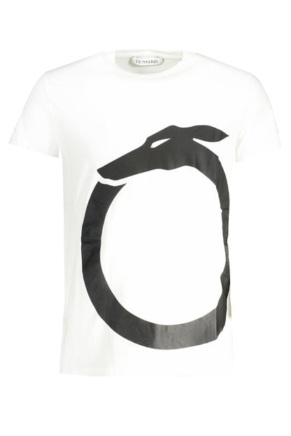 TRUSSARDI KURZÄRMELIGES T-SHIRT HERREN WEISS