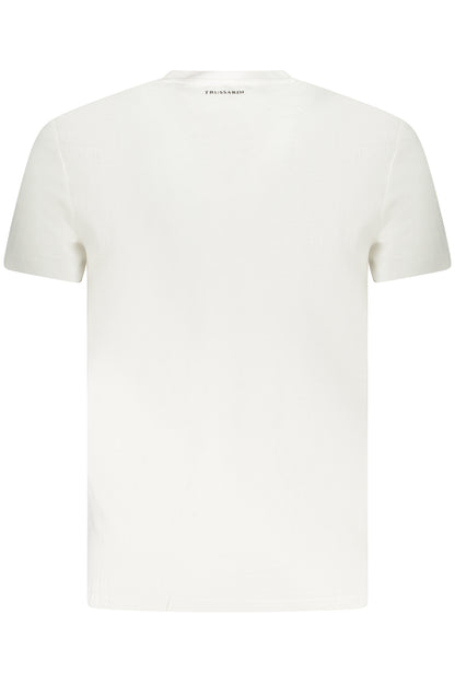 Trussardi Kurzarm-T-Shirt Herren Weiß