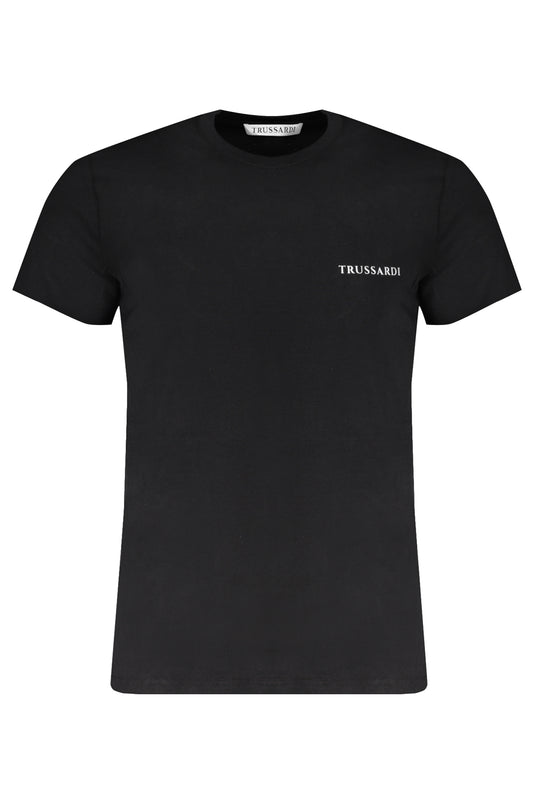 TRUSSARDI HERREN-KURZARM-T-SHIRT SCHWARZ