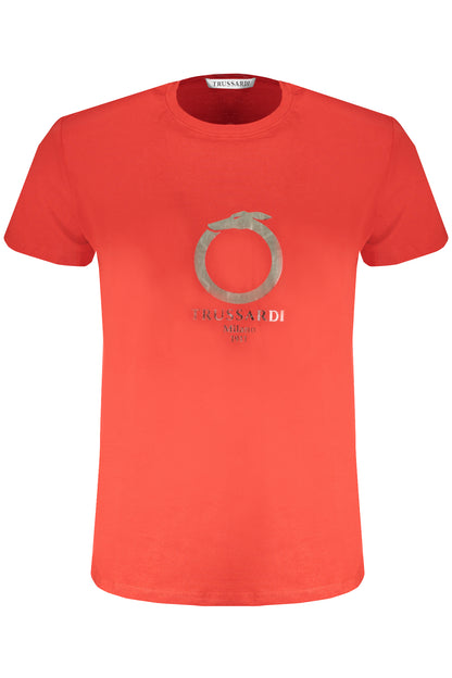 TRUSSARDI HERREN-KURZARM-T-SHIRT ROT