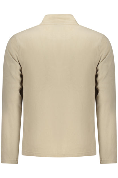 US GRAND Herren-Sweatshirt mit Reißverschluss, beige