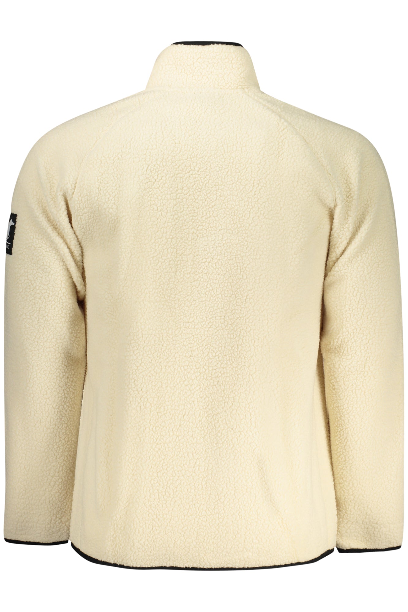 US GRAND Herren-Sweatshirt mit Reißverschluss, weiß