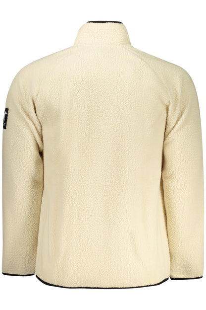 US GRAND Herren-Sweatshirt mit Reißverschluss, weiß