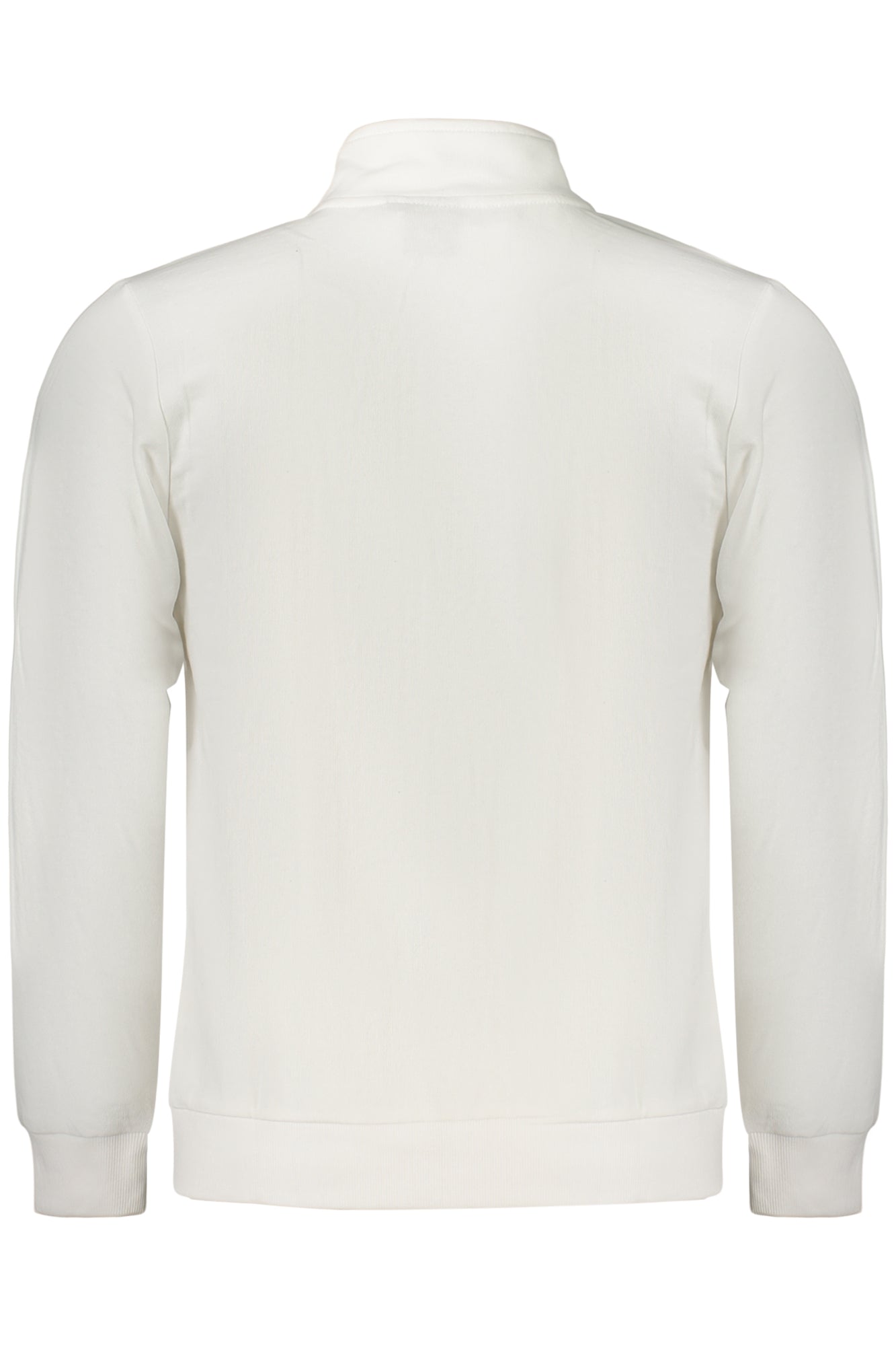 US GRAND Herren-Sweatshirt mit Reißverschluss, weiß