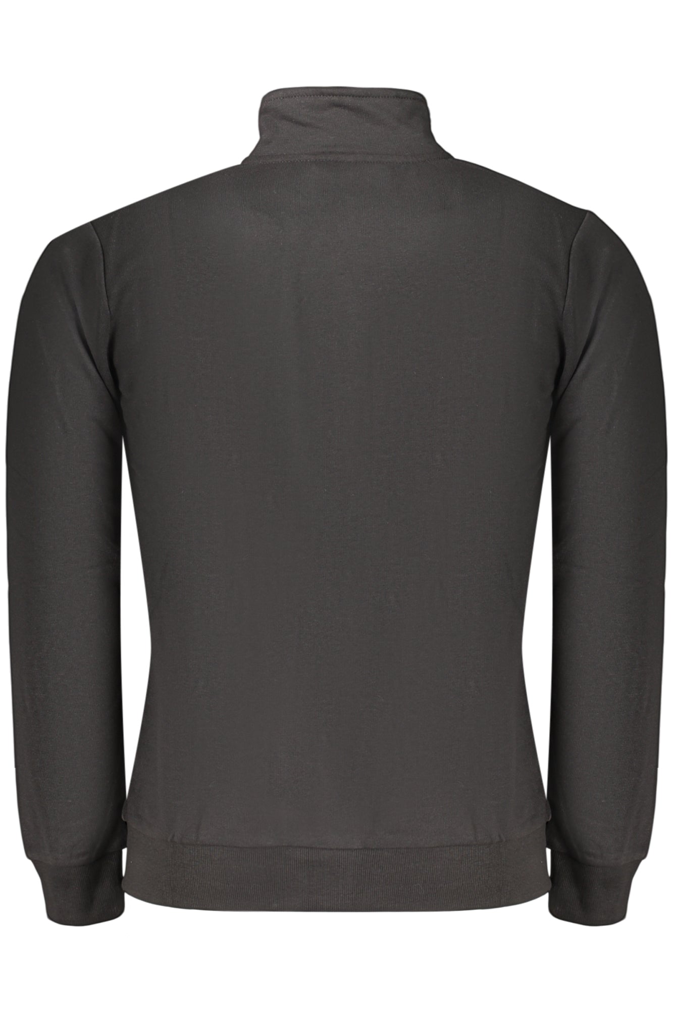 US GRAND Herren-Sweatshirt mit Reißverschluss, schwarz