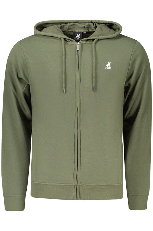 US GRAND Herren-Sweatshirt mit Reißverschluss, grün