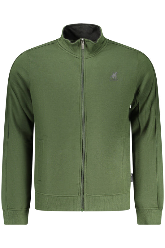 US GRAND Herren-Sweatshirt mit Reißverschluss, grün