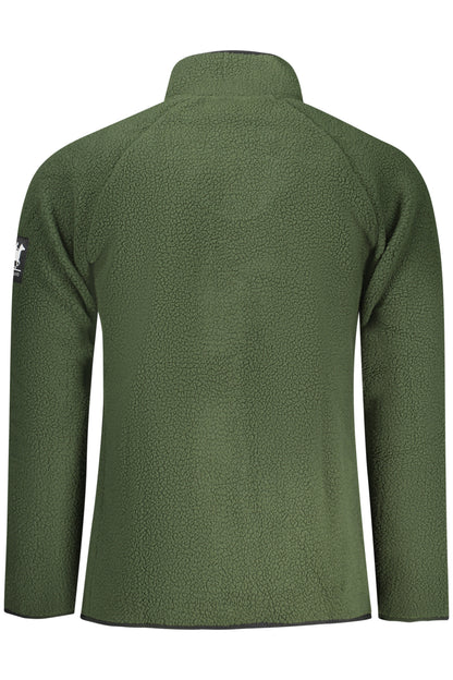 US GRAND Herren-Sweatshirt mit Reißverschluss, grün