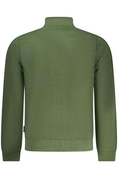 US GRAND Herren-Sweatshirt mit Reißverschluss, grün