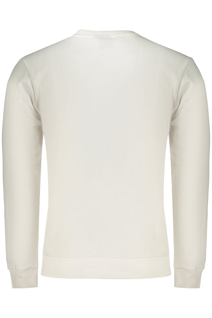 US GRAND Herren-Sweatshirt mit Reißverschluss, weiß