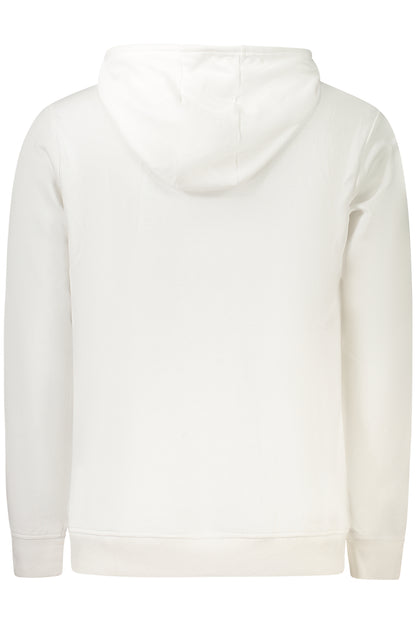 US GRAND Herren-Sweatshirt mit Reißverschluss, weiß