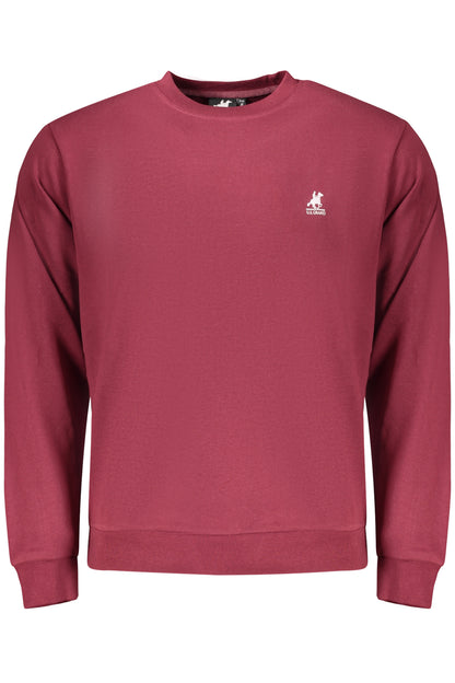 US GRAND Herren-Sweatshirt mit Reißverschluss, rot