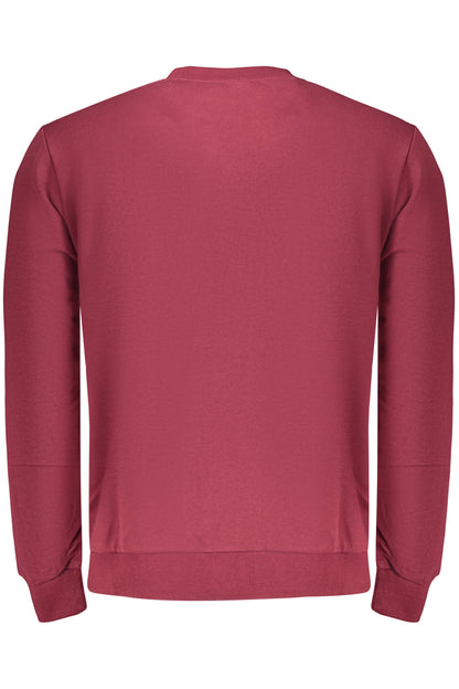US GRAND Herren-Sweatshirt mit Reißverschluss, rot