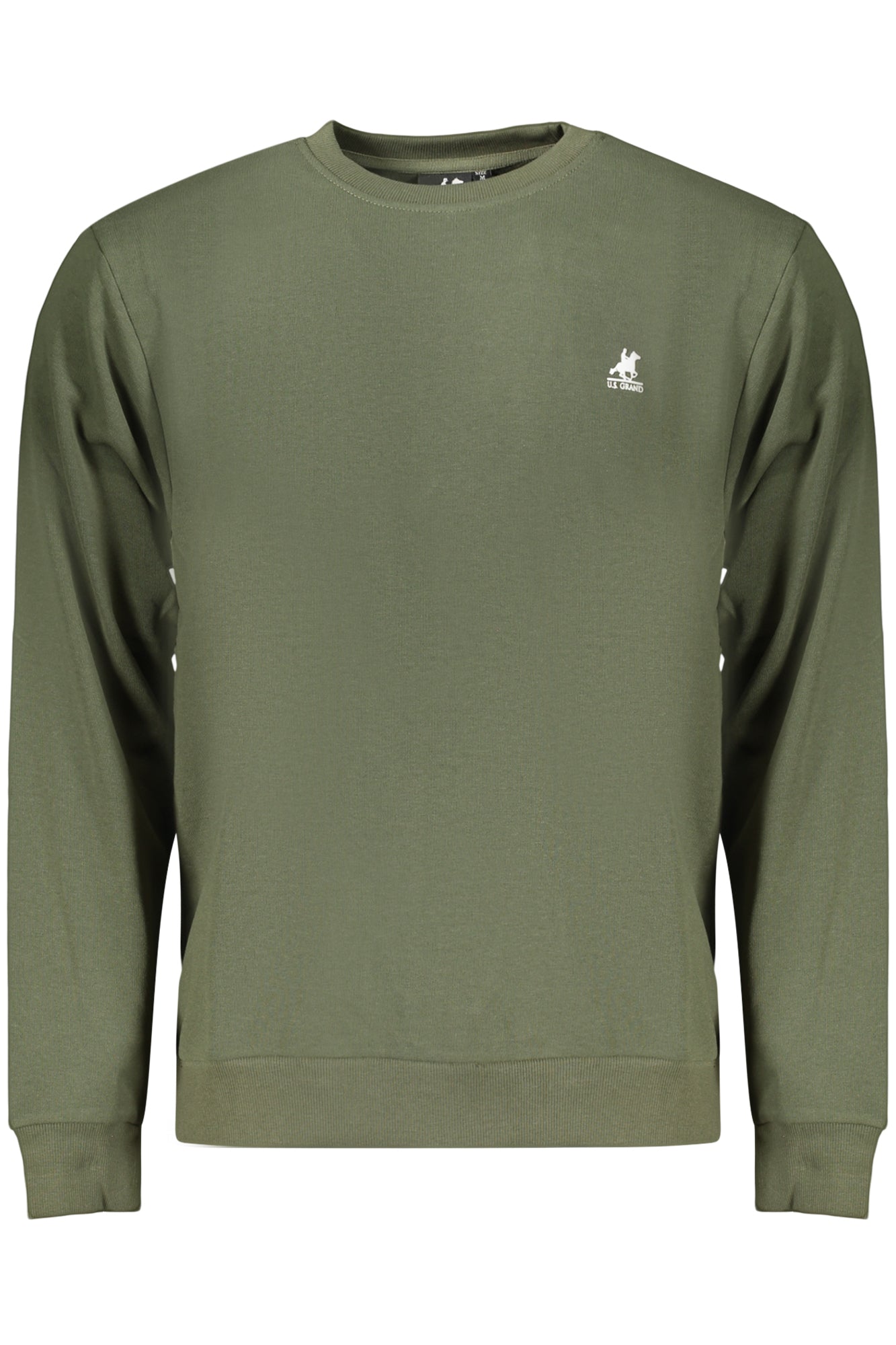 US GRAND Herren-Sweatshirt mit Reißverschluss, grün