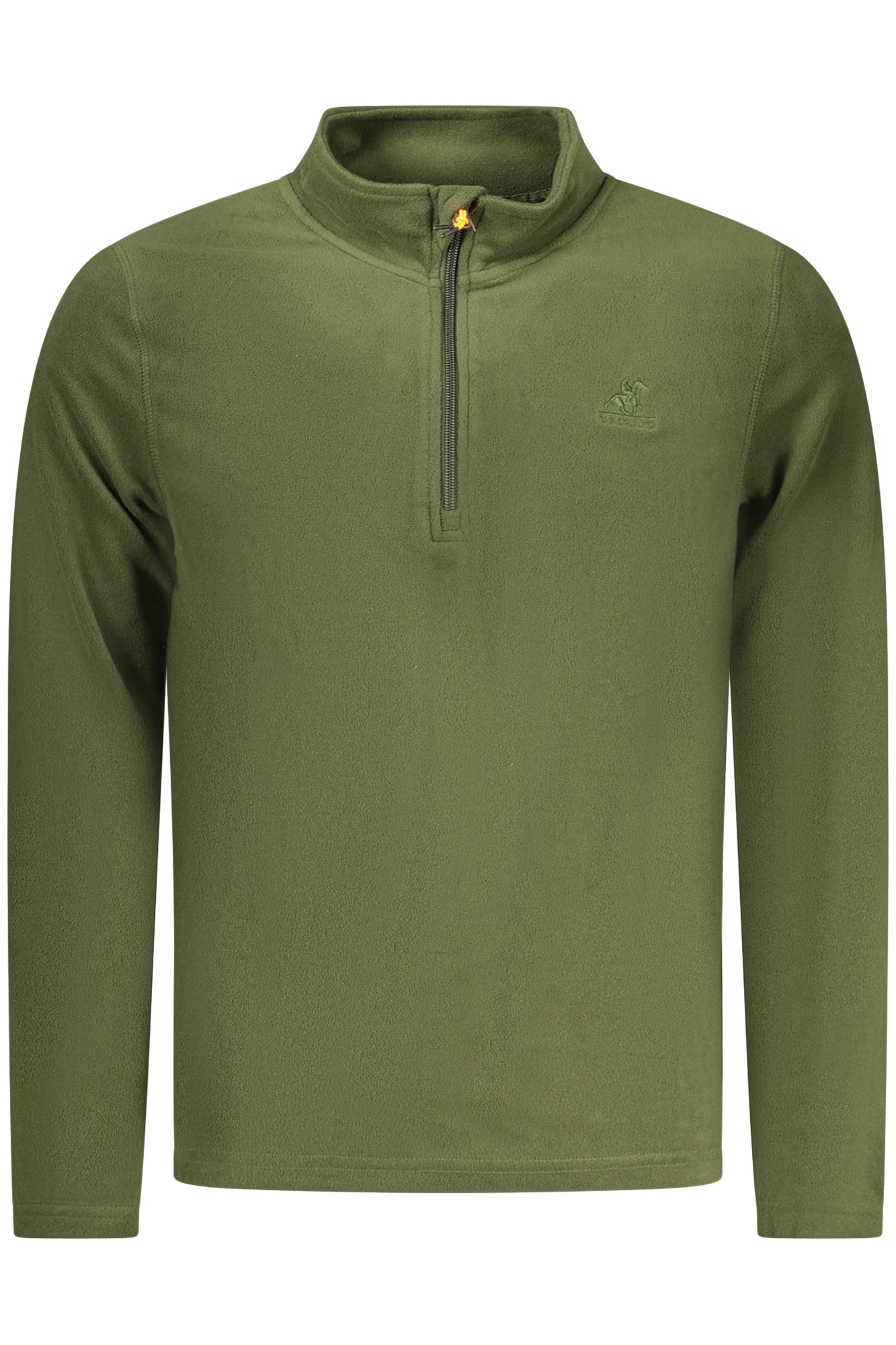 US GRAND Herren-Sweatshirt mit Reißverschluss, grün