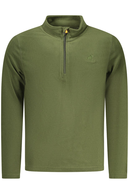 US GRAND Herren-Sweatshirt mit Reißverschluss, grün