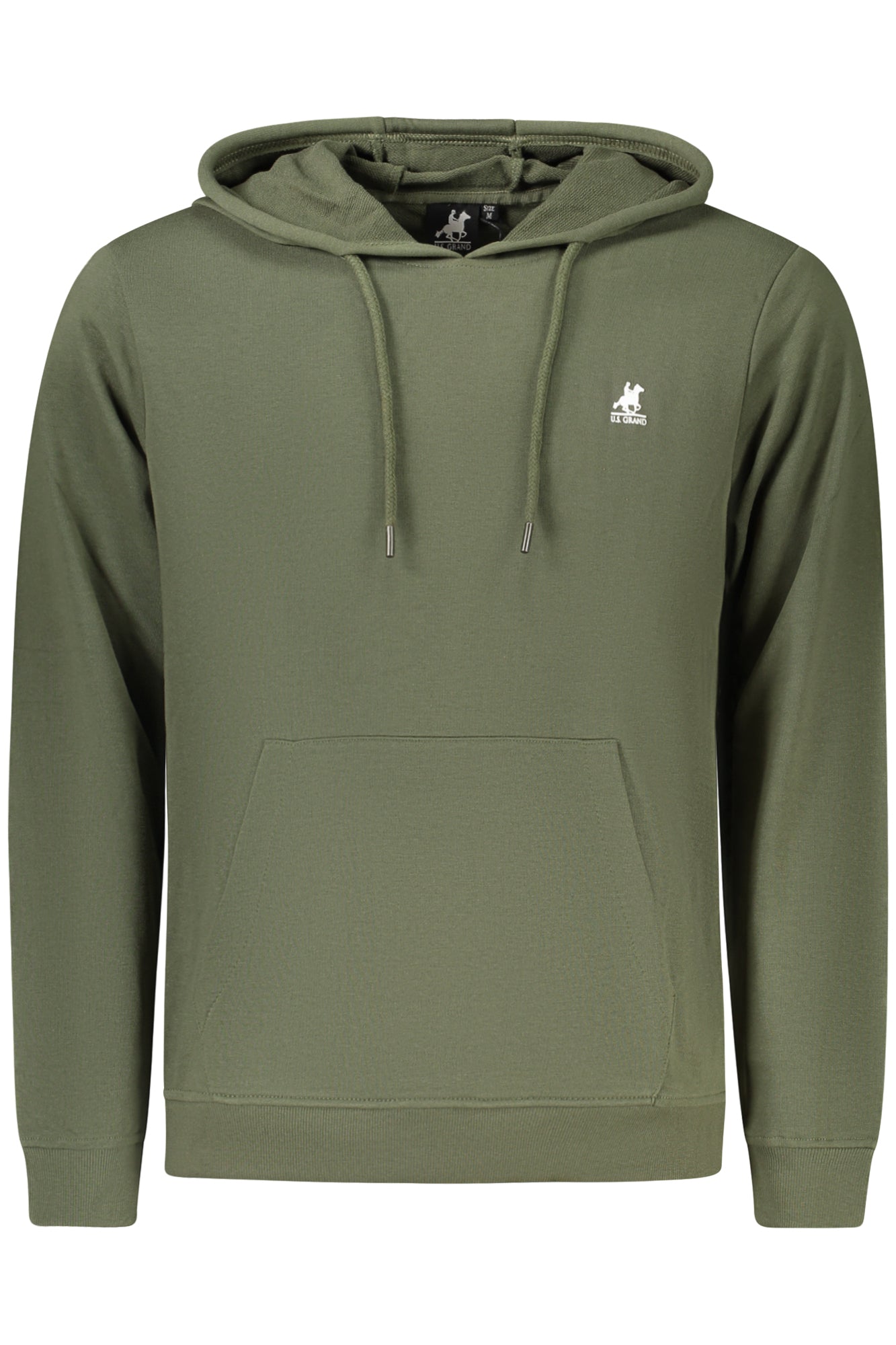 US GRAND Herren-Sweatshirt mit Reißverschluss, grün