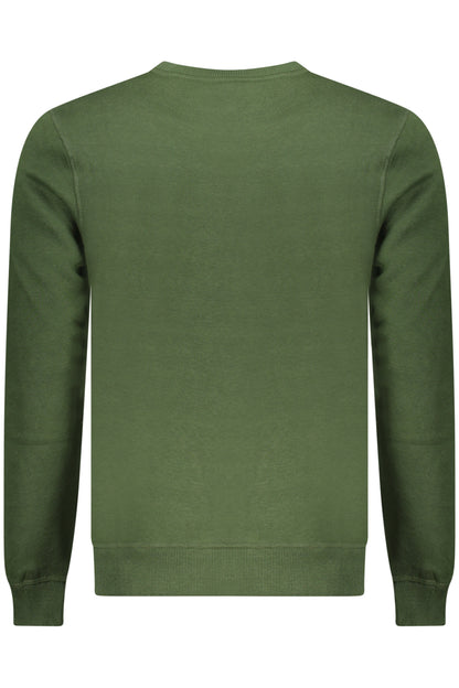 US GRAND Herren-Sweatshirt mit Reißverschluss, grün