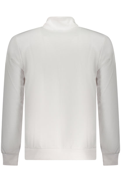 US GRAND Herren-Sweatshirt mit Reißverschluss, weiß