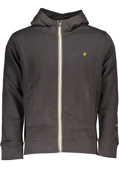 US GRAND Herren-Sweatshirt mit Reißverschluss, grau