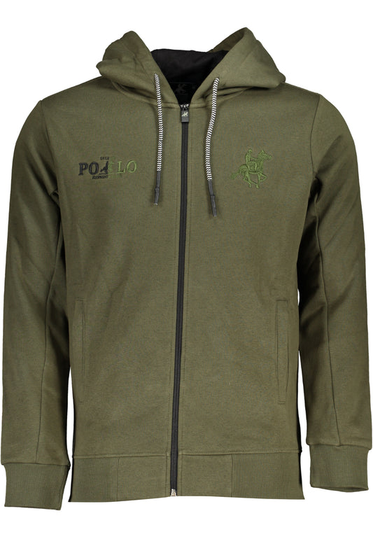 US GRAND Herren-Sweatshirt mit Reißverschluss, grün