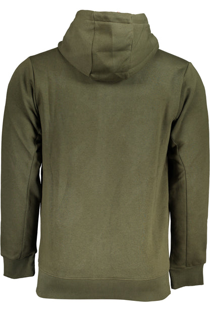 US GRAND Herren-Sweatshirt mit Reißverschluss, grün