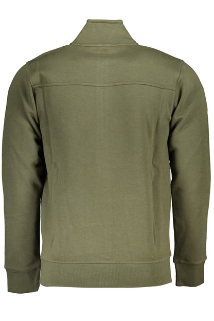 US GRAND Herren-Sweatshirt mit Reißverschluss, grün