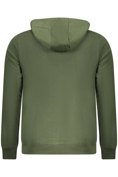 US GRAND Herren-Sweatshirt mit Reißverschluss, grün