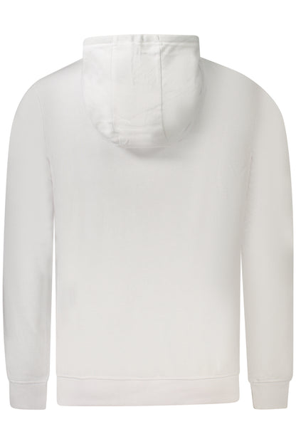 US GRAND Herren-Sweatshirt mit Reißverschluss, weiß