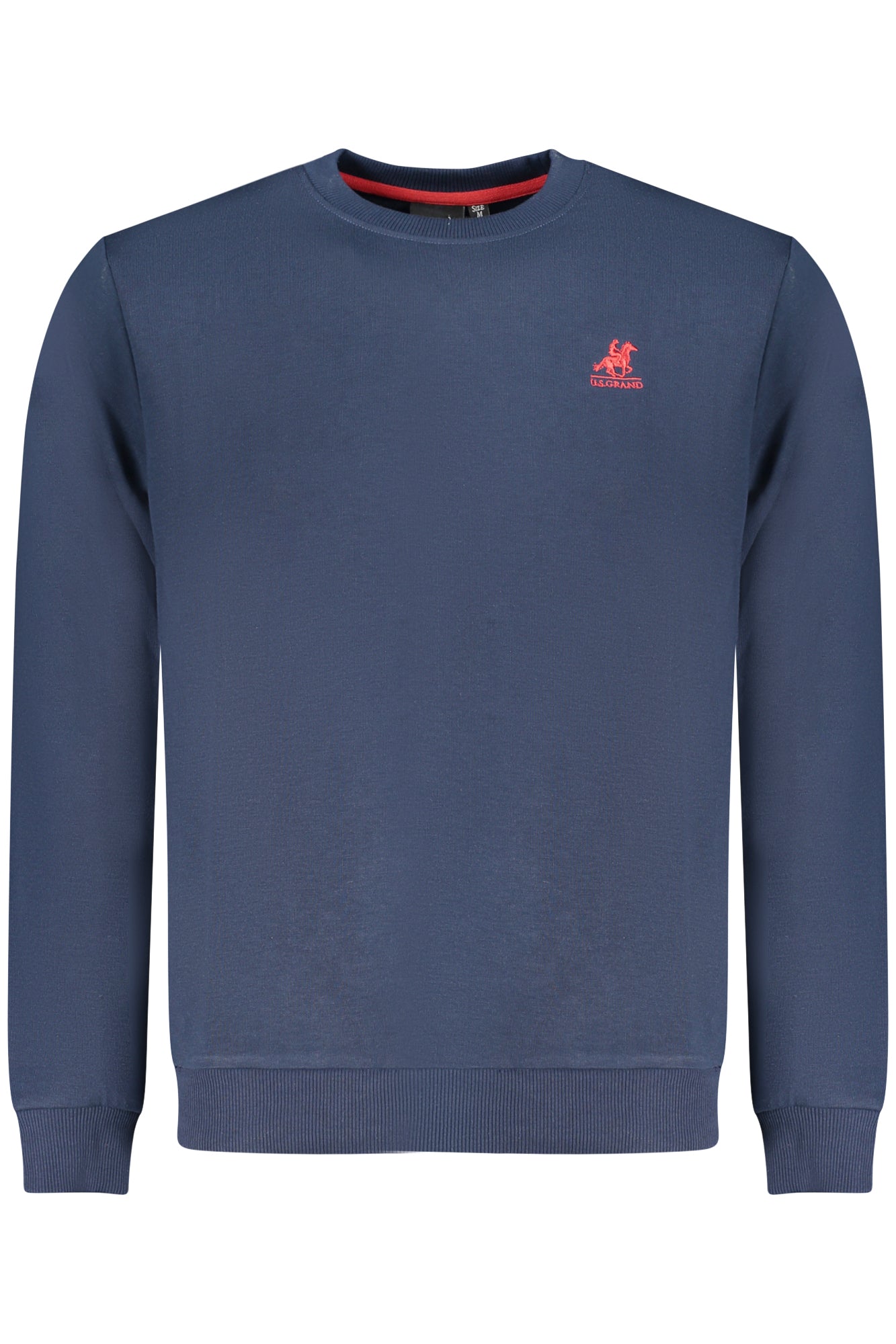 US GRAND Herren-Sweatshirt mit Reißverschluss, blau