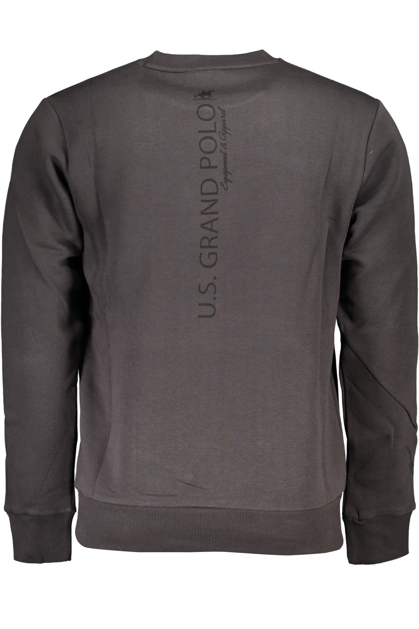 US GRAND Herren-Sweatshirt mit Reißverschluss, grau