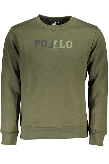 US GRAND Herren-Sweatshirt mit Reißverschluss, grün