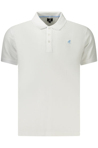 US GRAND POLO KURZARM HERREN WEISS