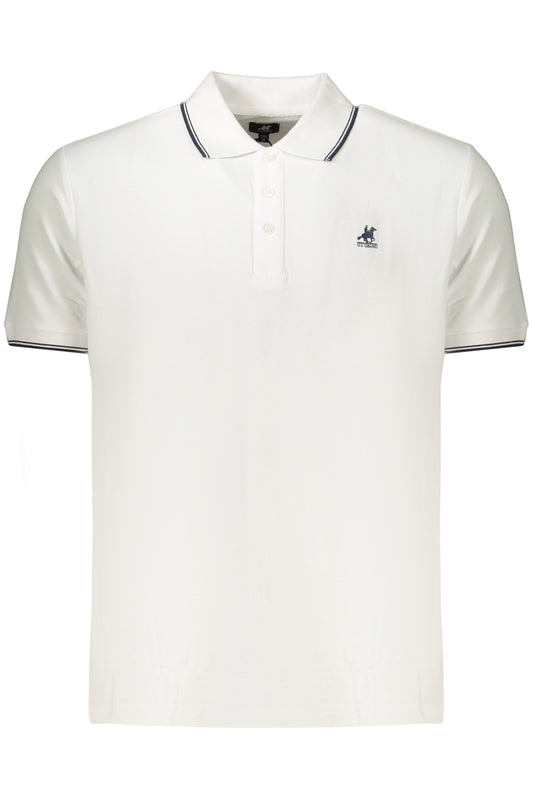 US GRAND POLO KURZARM HERREN WEISS
